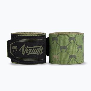 Boxing wraps Venum Monogram Hand Wraps Advanced 400 cm khaki