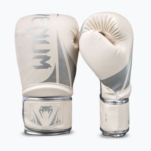 Boxing gloves Venum Challenger 2.5 Boxing white/silver