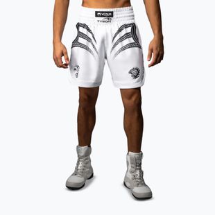 Men's training shorts Venum x Mike Tyson Tiger optical white/deep black