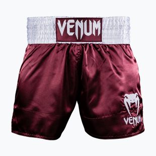Men's training shorts Venum Classic Muay Thai burgundy