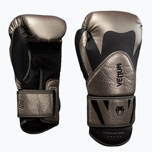 Boxing gloves Venum Challenger 4.0 silver/black