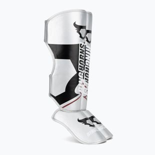 Shin and foot guards Venum Ringhorns Charger Shin silver/black