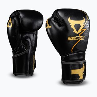 Boxing gloves Venum Ringhorns Charger Boxing black/gold