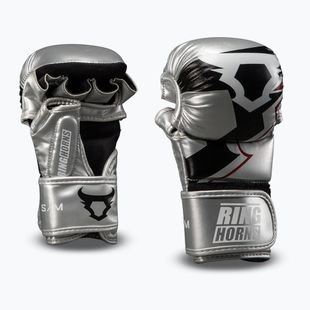 Boxing gloves Venum Ringhorns Charger Boxing silver/black