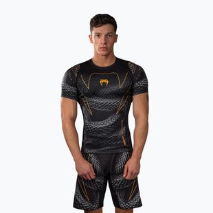 Men's rashguard Venum Matupa Short Sleeve black/grey/gold