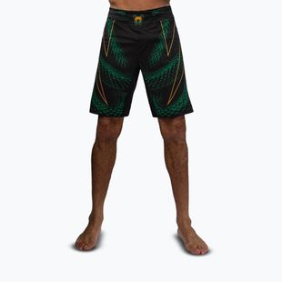 Men's training shorts Venum Matupa Fightshorts black/green/gold