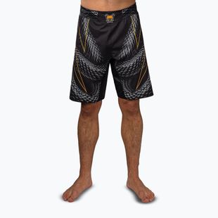 Men's training shorts Venum Matupa Fightshorts black/grey/gold