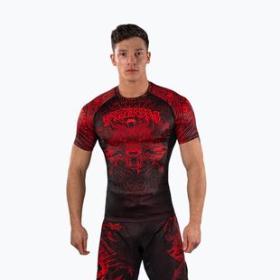 Men's rashguard Venum Wolf Atak black/red