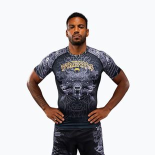 Men's rashguard Venum Wolf Atak black/grey