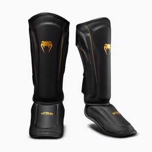 Shin and foot guards Venum Streamline Shin black/gold
