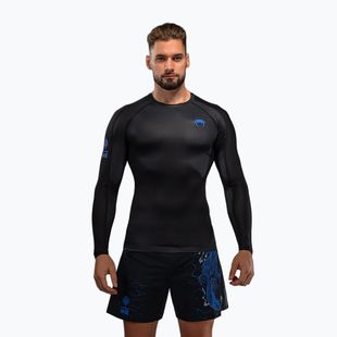 Men's long sleeve rashguard Venum Thunder Dragon black/royal blue