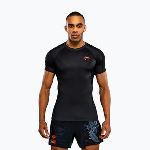 Men's rashguard Venum Thunder Dragon black/grey/copper