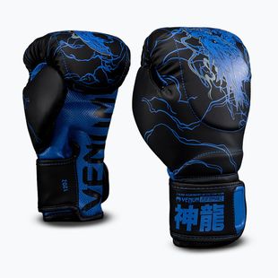 Boxing gloves Venum Thunder Dragon Boxing black/royal blue