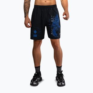 Men's training shorts Venum Thunder Dragon Training Black/Royal Blue