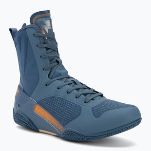 Boxing shoes Venum Elite Neo Boxing steel blue/orange