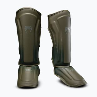 Shin and foot guards Venum Stealth Shin khaki/dark green