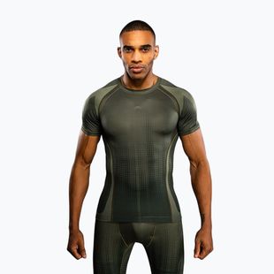 Men's rashguard Venum Stealth Rashguard khaki/dark green