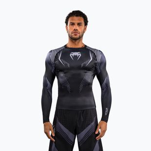 Men's long sleeve rashguard Venum No-Gi 6.0 Rashguard black/grey