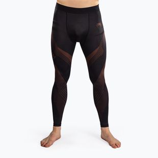 Men's training leggings Venum No-Gi 6.0 Spats Black/Brown