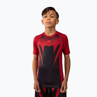 Children's rashguard Venum Attack Rashguard SS black/red