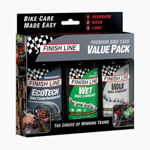 Finish Line Premium Bike degreaser + Cross Country oil + KryTech oil 120 ml kit