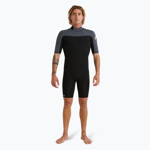 Quiksilver men's 2/2 Everyday Sessions SS SP BZ black/gun metal wetsuit