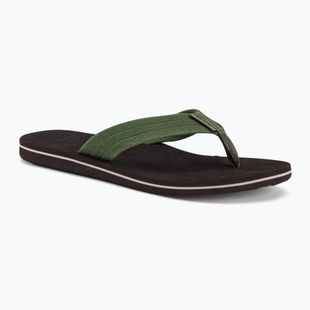 Quiksilver men's Molokai Layback Textured flip flops brown AQYL101266