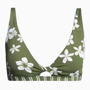 Swimsuit top ROXY Retro Revo Twist Bra 2021 loden green surfrider spirit s