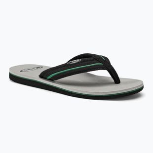 Quiksilver men's Molokai Layback Saturn flip flops white and black AQYL101319