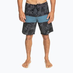 Quiksilver men's Highlite Arch 19" swim shorts in graphite EQYBS04763-KTA6