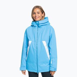 Women's snowboard jacket ROXY Chloe Kim azure blue