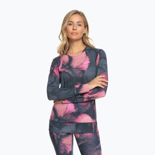 Women's thermal top ROXY Daybreak Top true black pansy pansy