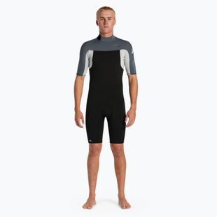 Quiksilver men's 2/2 mm Everyday Sessions BZ black/ash wetsuit