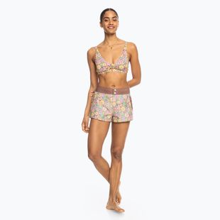Women's ROXY New Fashion 2" root beer all about sol mini swim shorts