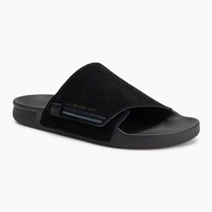 Quiksilver Rivi Suede men's flip-flops black 1