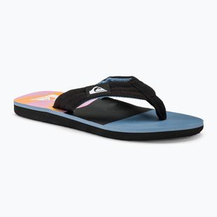 Men's Quiksilver Molokai Layback II flip flops blue / blue / orange