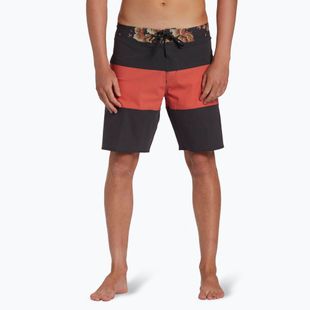 Men's Billabong Tribong Pro washed red swim shorts