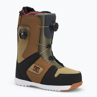 Women's snowboard boots DC brown/green/black