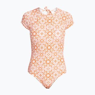 Women's one-piece swimsuit ROXY Fresco Tile cloud dancer fresco tile