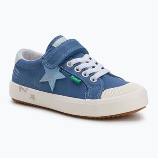 Kickers Kickgoldi blue etoile children's trainers