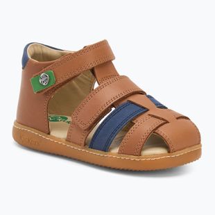 Kickers Kick Pod camel/navy children's sandals