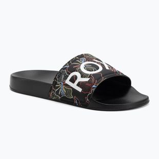 Women's ROXY Slippy II flip-flops black multi camo