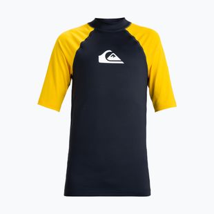 Quiksilver Everyday UPF50 dark navy/solar power children's swim shirt
