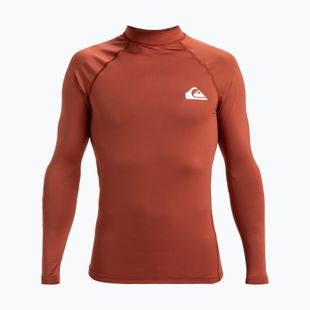 Quiksilver Everyday UPF50 henna men's swimming longsleeve