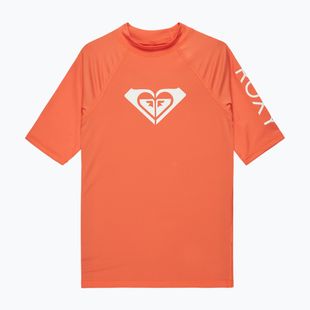 ROXY Wholehearted emberglow children's swim shirt