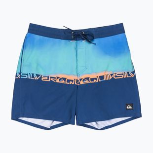 Men's Quiksilver Everyday Half Jam 16" nebulas blue wordblock swim shorts
