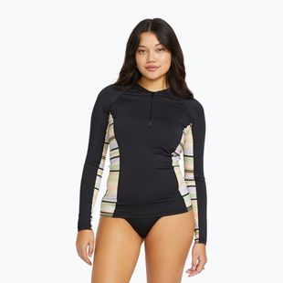 Women's swim longsleeve Billabong Surf Capsule 1/2 Zip black multi