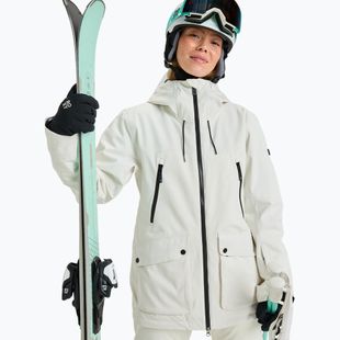 Women's snowboard jacket ROXY Stated whisper white
