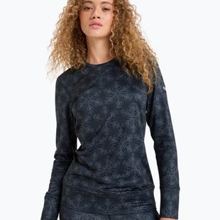 Women's thermal active sweatshirt ROXY Daybreak Brushed true black/snowflakes