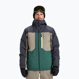 Men's snowboard jacket Quiksilver Dawson trekking green